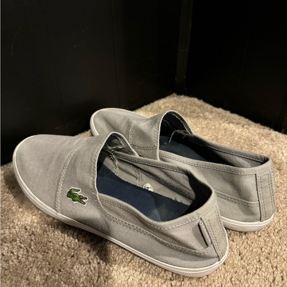 Lacoste Grey Marice slip on men’s shoe - Picture 2 of 7